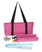 Fuchsia (Pink) & Silver Designer Mah Jongg Set Soft Carrying Case (Case Only) - 132739