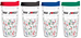 Tumbler 16 oz (Double Wall Insulated)- Mah Jongg Tile Design (4-Pack Asst Colors and Bowl)  - 132726