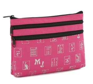 Mah Jongg Fuchsia Logo Pattern 3 Zipper Mah Jong Purse for Mahjong Card Mah Jongg Card, Mah Jong Card, Mah Jong Scorecard, Mah Jongg Scorecard, Mah Jong Purse, MJ Purse, Mah Jong Scorecard Purse, Mah Jong Case, MJ Bag, Mah Jongg Accessories, Mah Jong Gift, mahjongg, Designer Mah Jong, Mah Jong Soft Bag, mahjong