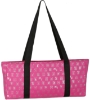 Fuchsia (Pink) &amp; Silver Designer Mah Jongg Set Soft Carrying Case (Case Only) mahjong bag, mah jong bag, mah jongg bag, mahjongg bag, mah jongg case