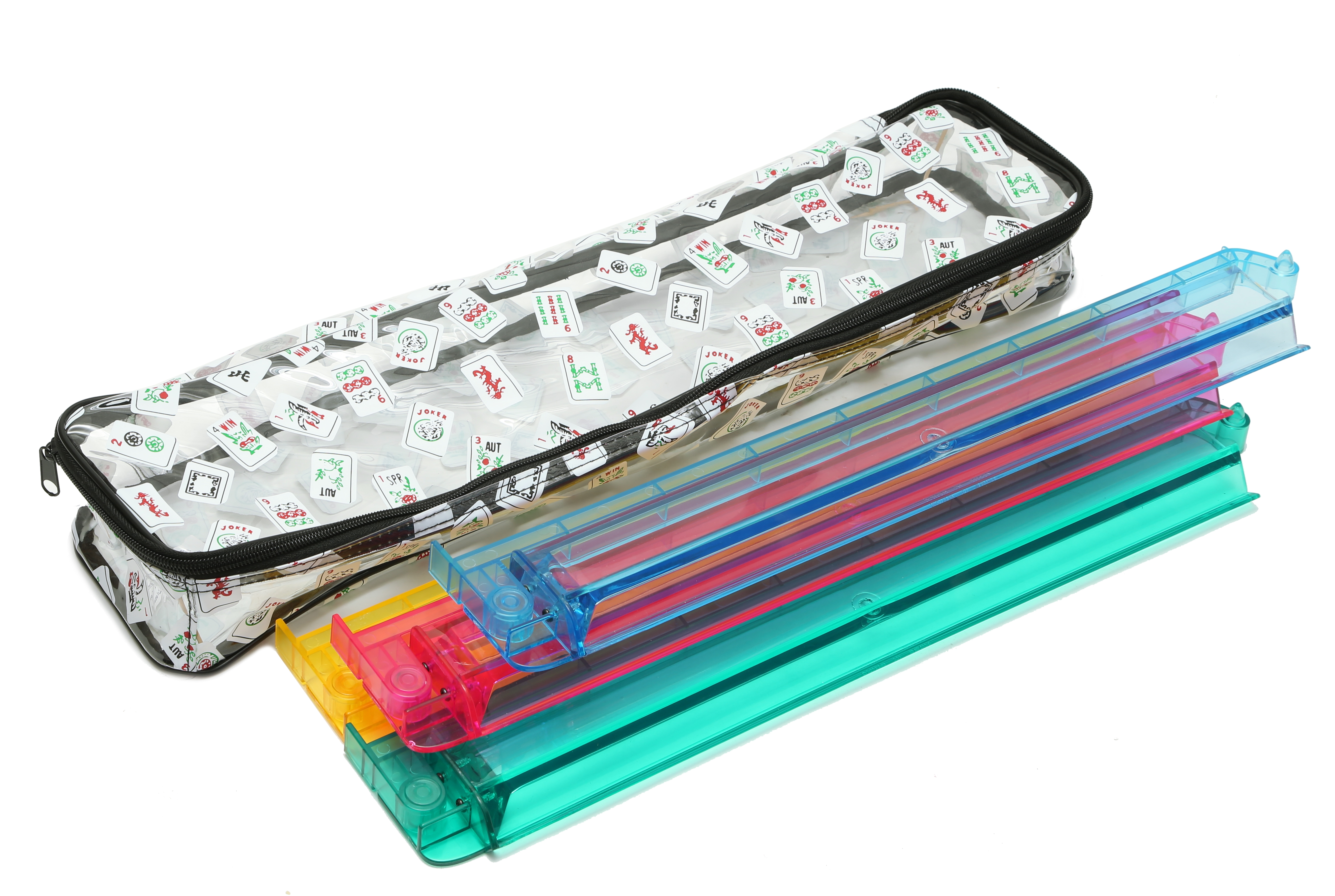 Mah Jongg XL Tile/Pusher Rack Zippered Color Tile Case