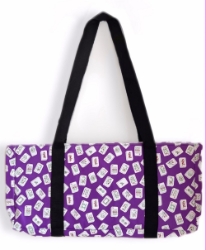 Purple Color Tiles Designer Mah Jongg Set Soft Carrying Case (Case Only) mahjong bag, mah jong bag, mah jongg bag, mahjongg bag, mah jongg case